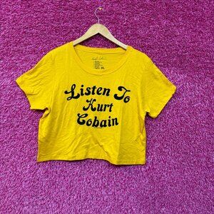 Kurt Cobain Nirvana crop top size XL